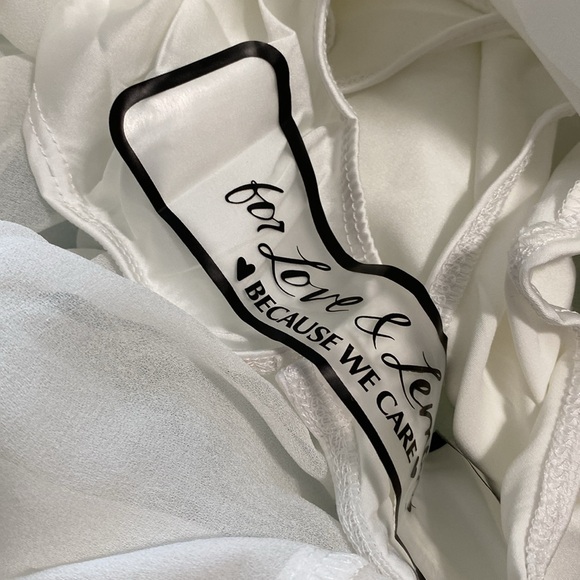 For Love & Lemons Lily Bridal Dress Size S NWT - Picture 7 of 9